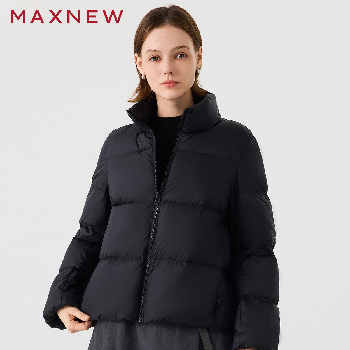 maxnew马恩简约羽绒服