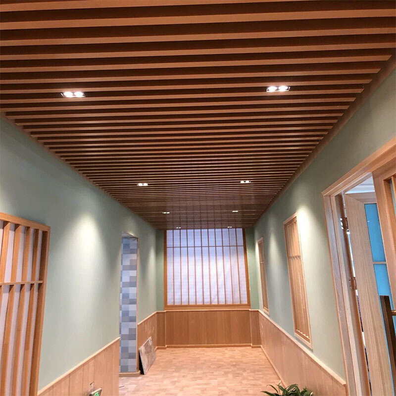 铝方通吊木纹顶铝方管铝格栅隔断铝合金四方管立柱幕墙板加工定制