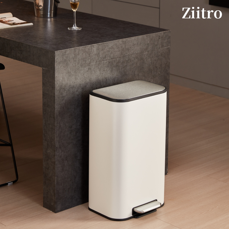 中古风厨房客厅垃圾桶高颜值简约