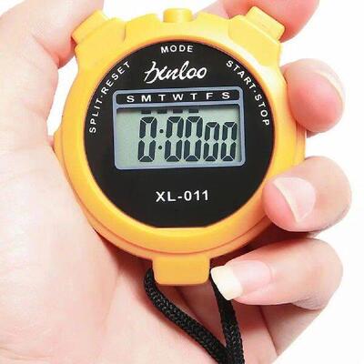 Digital Stopwatch Waterproof Compact Size Simple Operation