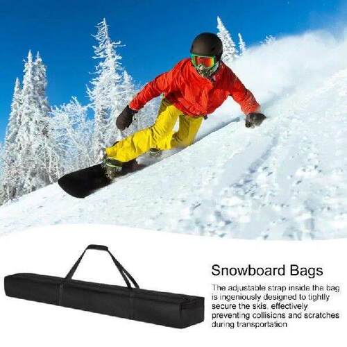 Ski Storage Bag Waterproof Snow Gear Organizer Store And