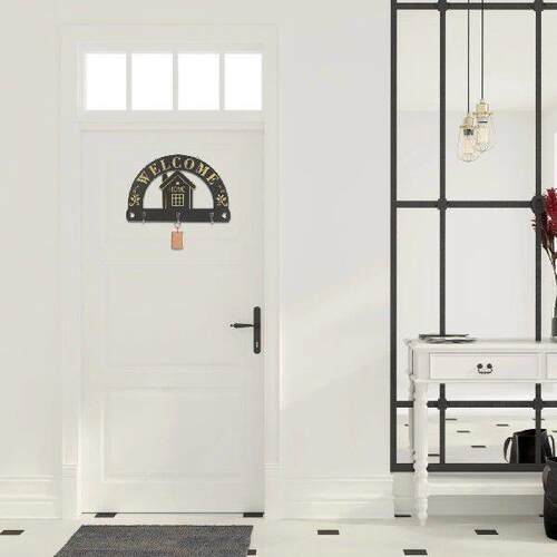 Wooden Hook Clothing Rack Key Holder Multi function Coat