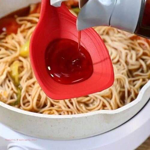 Two-in-One Multipurpose Spoon Heat Resistant Silicone Stir