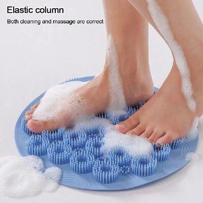 Silicone Massage Shower Mat Non-slip Wash Foot Pad Foot