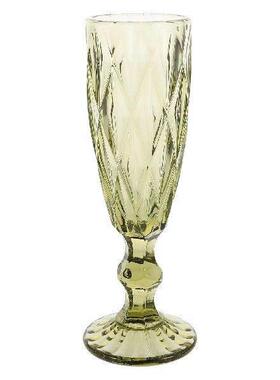 Glass Drinking Glasses Green Old-fashioned Glassware