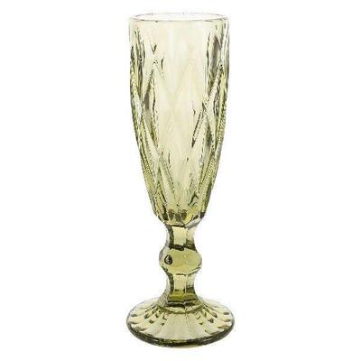 Glass Drinking Glasses Green Old-fashioned Glassware