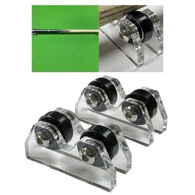2x Pool Billiard Straightness Checker Snooker Club Roller
