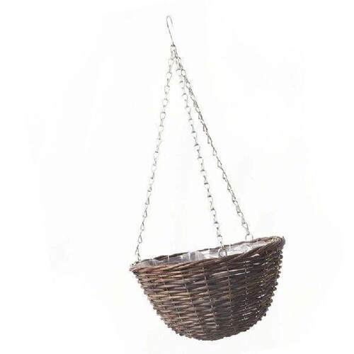Handmade Woven Hanging Plant Basket Wall Hanging Rattan