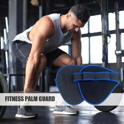 Gym Hand Grips Neoprene Lifting Pads Palm Protector With 4