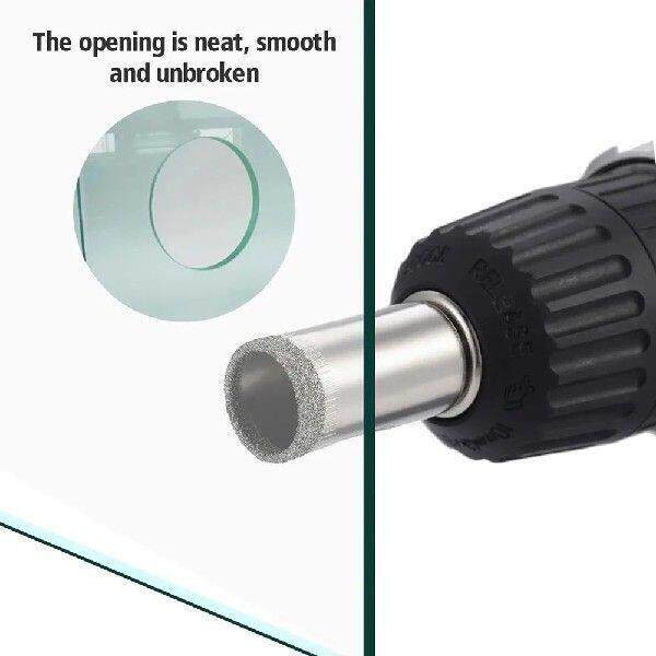 10 Pcs Tile Marble Glass Ceramic Hole Saw Drilling Bits