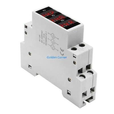 E15D Three Phase Meter Volt-Test-Monitor Din Mount