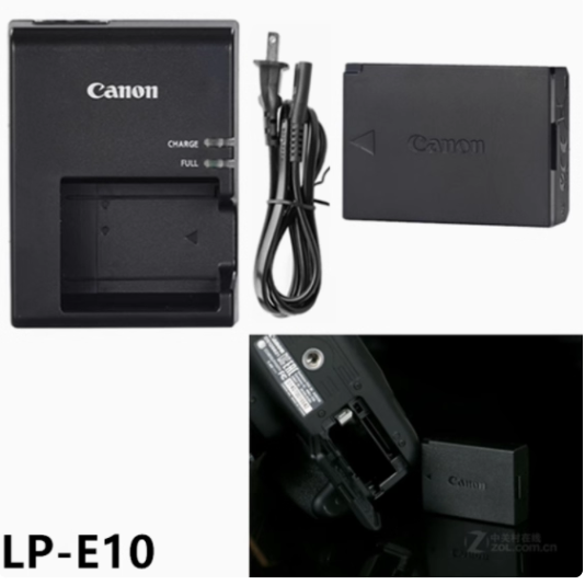 佳能EOS 1100D 1200D 1300D 2000D单反数码相机LP-E10电池/充电器