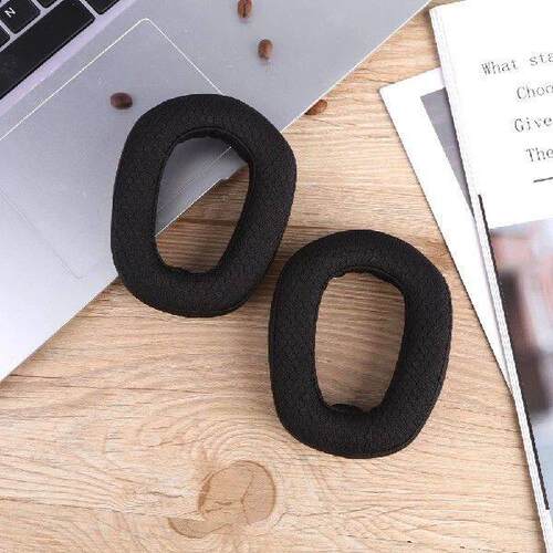 Soft Earmuff Sleeve Mesh Fabric Ear Cushion Cover Memory