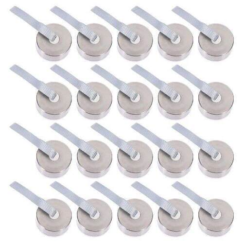 20 Pcs Water Bottle Replacement Caps Stainless Steel Glass