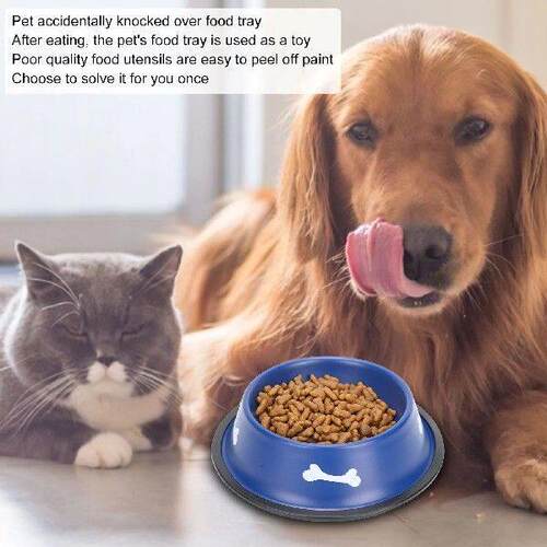 Non-Slip Dog Bowls For Small Medium Large Dog Feeder Bowls