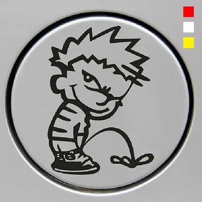 Waterproof er Car Funny Naughty Boy Pees Car Rear Windshield