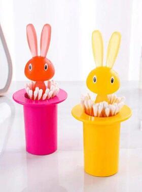 Convenient Toothpick Container Reusable Rabbit Toothpick