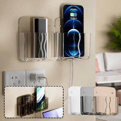 Wall Mounted Phone Holder For Phones Charging Stand Lazy