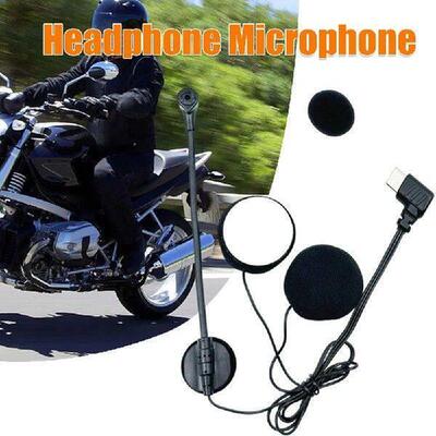 Motorcycle Helmet Racing Headset Mic Type C Connector