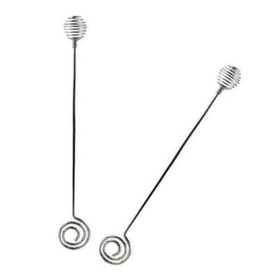 2 Pcs Convenient to Hold Stirrer Long Handle Mixing Sticks