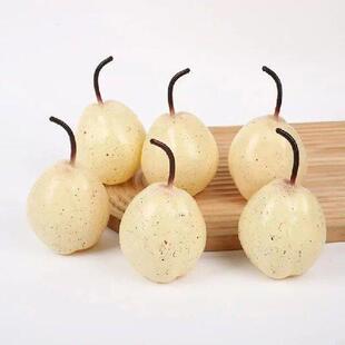 4X7B 6pcs Realistic Artificial Pear Ornament Perfect For