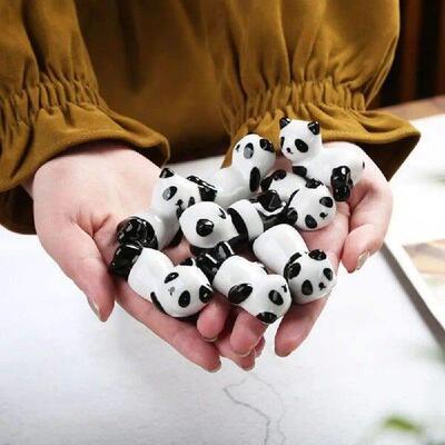 8Pcs/set DIY Panda Chopstick Holder Cute Adorable Writing