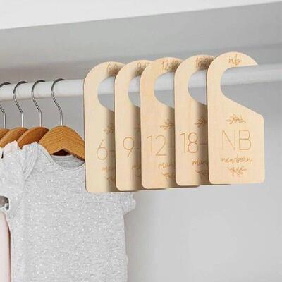Baby Closet Dividers Hanger Nursery Wardrobe Size