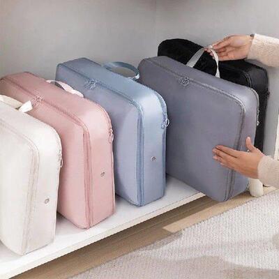 Polyester Down Jacket Storage Bag Large Capacity Foldable
