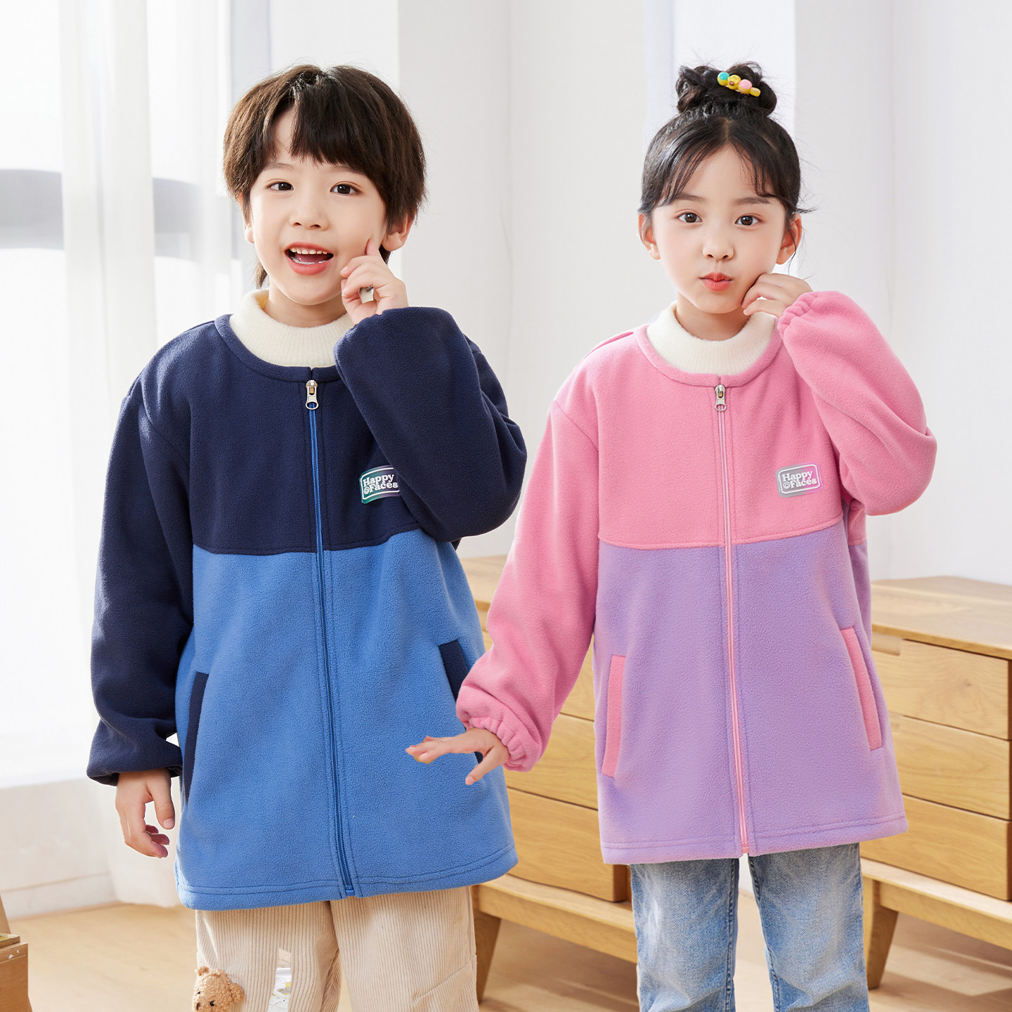 儿童罩衣秋冬校服加绒加厚护衣画画围裙羽绒服罩衫男宝宝吃饭围兜,童装/婴儿装/亲子装,反穿衣/罩衣,淘宝优惠券,粉丝福利购,淘宝优惠卷