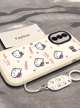 可爱猫咪适用OPPOK9手机壳新款PEXM00防摔镜头全包男女带挂绳硅胶软壳创意保护套高级感时尚个性小众情侣网红