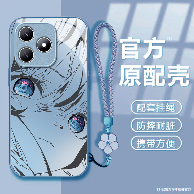 卡通女孩适用华为WIKOHi畅享80s手机壳畅享70/60pro新款智选 hinova12se/11se玻璃nova10/9鼎桥p50/m40/n8pro