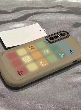 适用vivoy73s手机壳新款viv0 y73晕染彩色格子保护套s男女全包防摔y73升s硅胶个性磨砂viviy73创意vovo丫73s