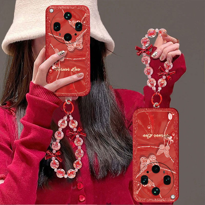 爱心蝴蝶适用OPPOFindX8Ultra手机壳oppofindx8s+新款高级oppofindx7pro全包防摔x5pro天玑版x6pro软壳x3pro