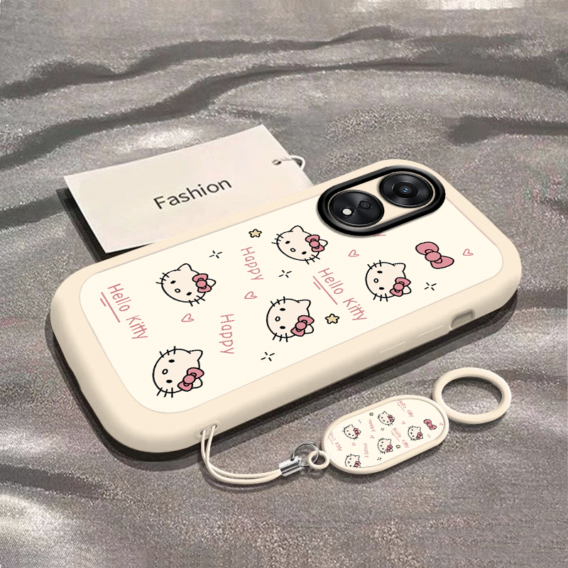 适用oppoa58手机壳新款A58X防摔全包phj110套0pp0a58ⅹ 5g硅胶α58的可爱kt猫外壳opa情侣2023年女生卡通opp
