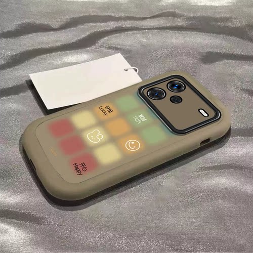 适用红米Note13Pro十手机壳新款晕染彩色格子小米RedmiNote13Por+5G保护套全包防摔nont创意noto硅胶软壳男女