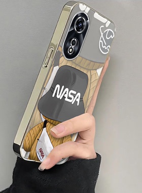 背影潮熊适用OPPOA975G手机壳oppoa96/95/72新款a93/92/56s防摔55/53/52软壳36/32/5活力版11/9/2x全a3/1i