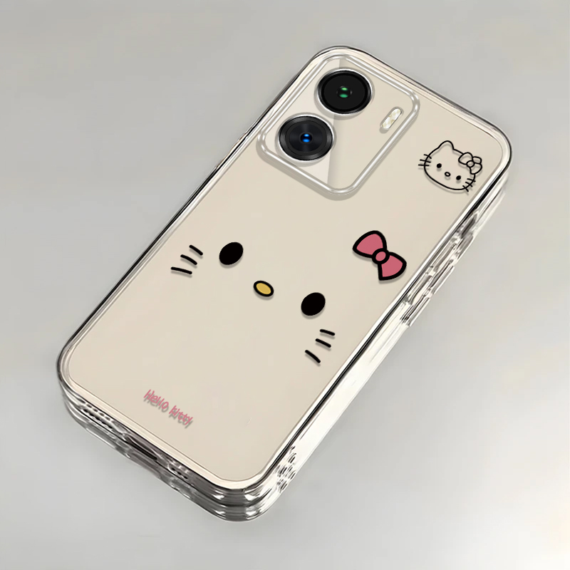可爱kt猫适用iQOOZ7xm手机壳新款V2272A防摔镜头全包男女挂绳创意透明软壳保护套高级感时尚个性小众情侣网红