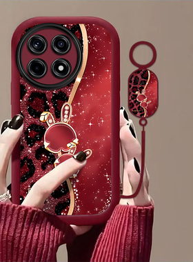 豹纹兔适用一加Ace竞速版手机壳一加ace5pro至尊新款一加ace3v/2v高级13t/12/11r女一加10/9pro防摔8t软壳