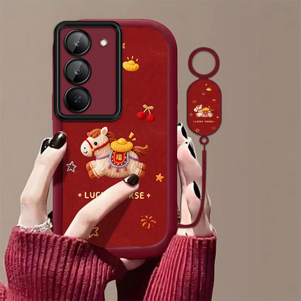 马到福来适用红米Note15R手机壳红米Note14/13/12pro+新款12/11r高级note10/9全包5g防摔11se软壳turbo3/4Pro