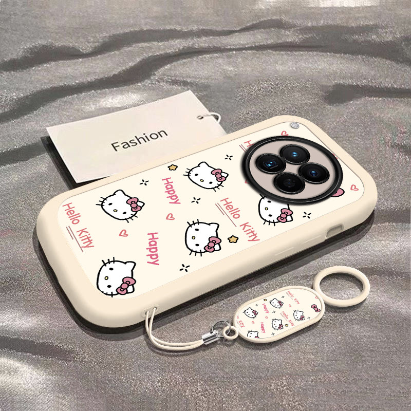 可爱猫咪适用OPPOFindX8S手机壳新款PKT110防摔镜头全包男女挂绳硅胶软壳创意保护套高级感时尚个性小众情侣