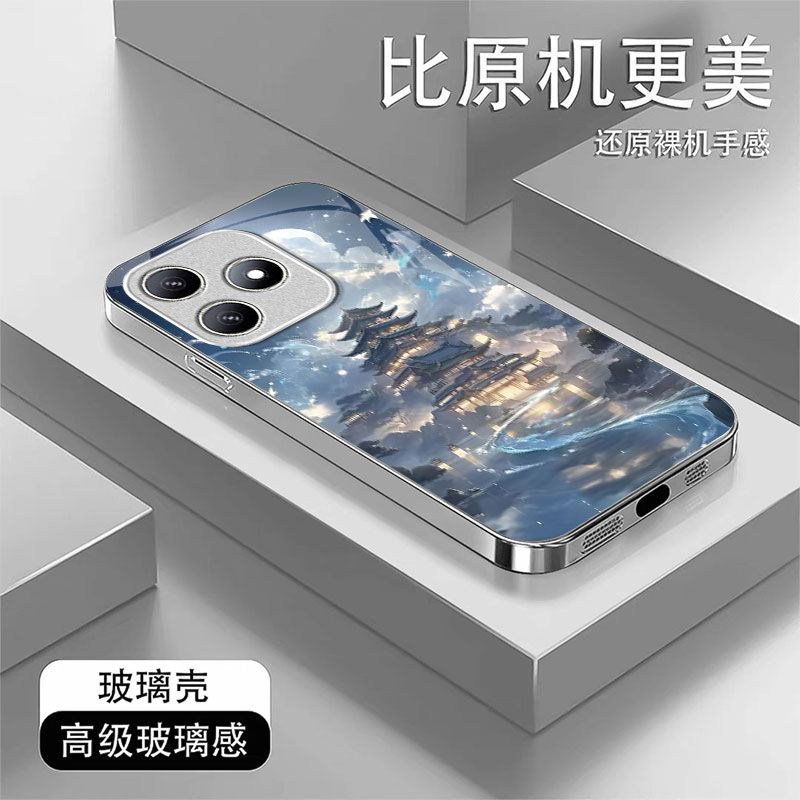 楼阁流水适用华为WIKOHi畅享80s手机壳畅享70/60pro新款智选 hinova12se/11se玻璃nova10/9鼎桥p50/m40/n8pro