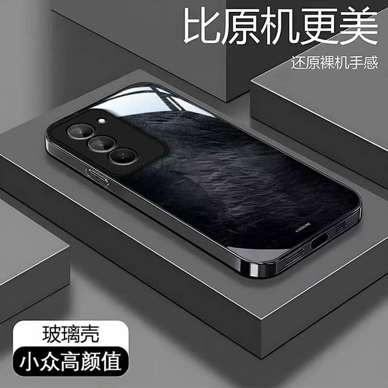 大理石纹适用红米Note15R手机壳红米Note14/13/12pro+新款12/11r玻璃note10/9高级5g防摔11se硬壳turbo3/4Pro