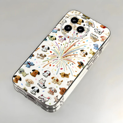 小猫小狗适用红米K80至尊版手机壳红米k70/k60/k50pro新款k40s高级k30iRedmi红米14r/13r/12r防摔红米14c/13c