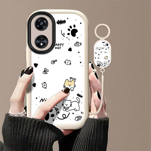 适用OPPOA975G手机壳oppoa96/95/72新款a93/92/56s防摔55/53/52软36/32/5小猫鱼骨11/9/2x全a3/1i包PlusMaxGT