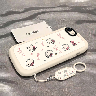 适用苹果8手机壳iPhone8保护套apple8新款硅胶ipone软壳小8plus全包防摔ip八平果i8专用可爱kt猫磨砂送钢化膜