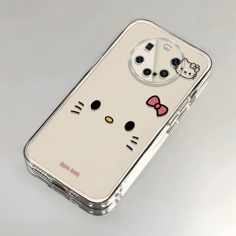 可爱kt猫适用华为华为Mate40Pro+手机壳新款NOP-AN00防摔镜头全包女带挂绳透明软壳保护套高级感创意小众情侣