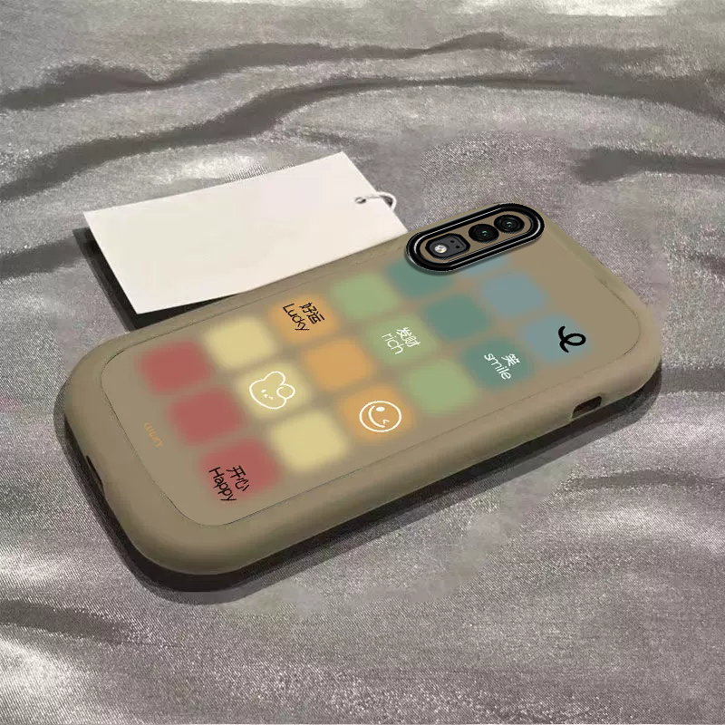 适用华为p20手机壳新款女P20pro晕染彩色格子全包防摔保护套荣耀p2O硅胶软外壳磨砂畅享p20por网红男情侣潮款