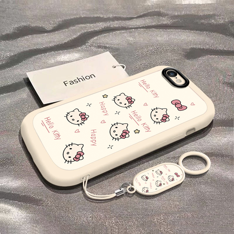 适用苹果6s plus手机壳iPhone6全包防摔保护套平果6s软壳硅胶小6六splus女生新款ip6p磨砂外壳钢化膜可爱kt猫