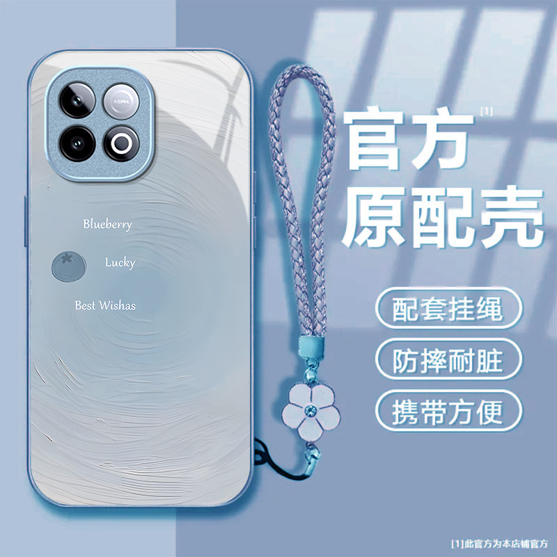 幸运蓝莓适用iQOOZ11Turbo手机壳iqooz10TurboPro新款iqooz9x/z7i/z3/z1硬iqooz7xm玻璃iqooz10x/z8x/z5x液态