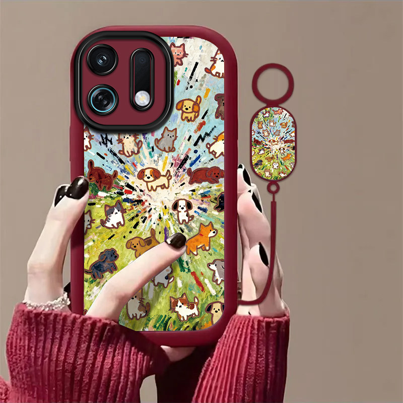 爆炸猫狗适用OPPOK13TurboPro手机壳k12/11x新款K13s高级感k10活力版k9pro全包防摔k7软壳oppor15梦境oppor17,3C数码配件,手机保护套/壳,淘宝优惠券,粉丝福利购,淘宝优惠卷